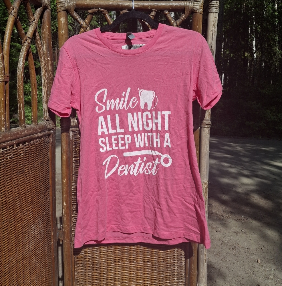 Next Level Apparel Pink Pajama Top Relaxed Fit Sleepwear
